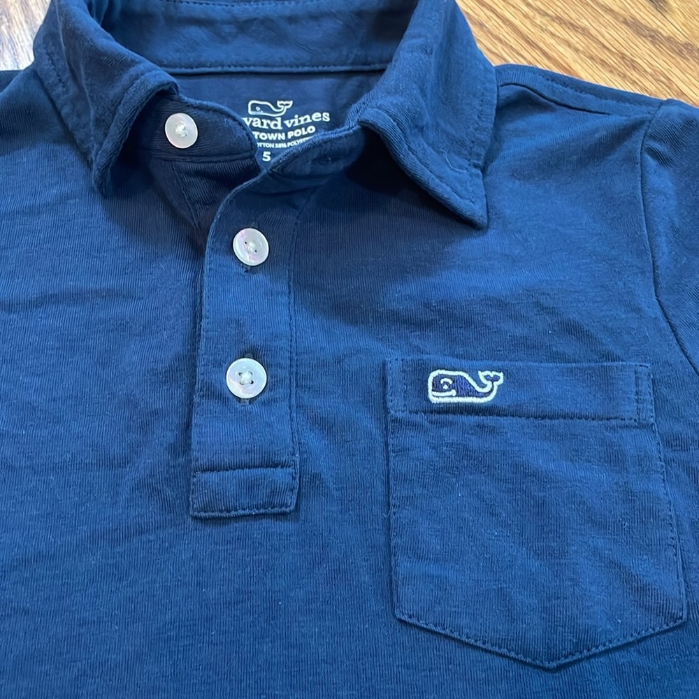 Boy’s Vineyard Vines Edgartown Polo Shirt. Size 5. Like New Condition. - Picture 7 of 10